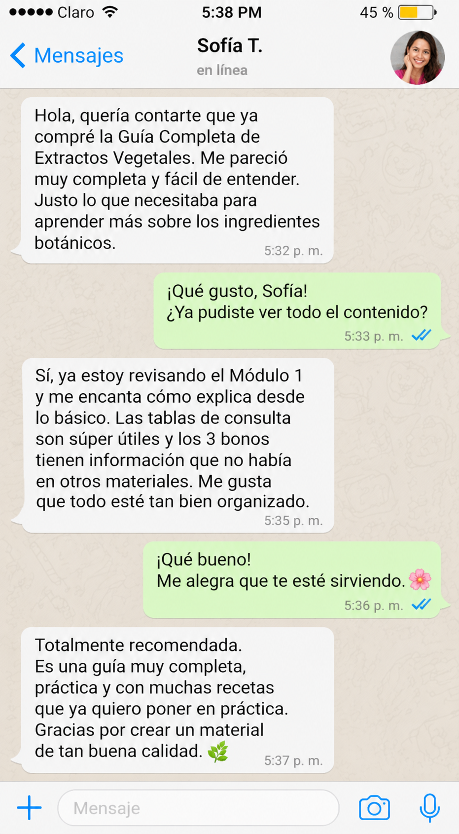 Testimonio de cliente 3